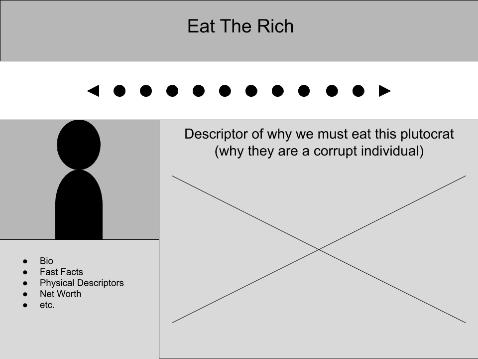 sample page wireframe